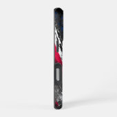 ベッツィ・ロス国旗1776年7月4日 iPhoneケース (右側面)
