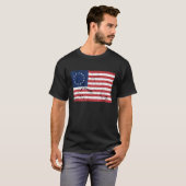 ベッツィ・ロス・アメリカン13つ星1776国旗 Tシャツ (正面フル)