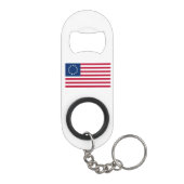 ベッツィ・ロス アメリカ国旗 キーホルダー栓抜き (裏面)
