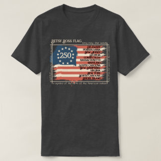 ベッツィ・ロス アメリカ国旗 250 Tシャツ