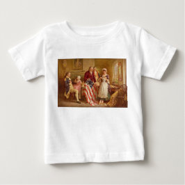 ベッツィ・ロス 1777年 (アメリカの歴史) (USA愛国者) ベビーTシャツ