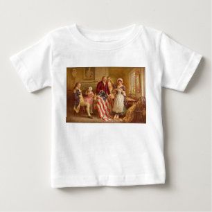 ベッツィ・ロス 1777年 (アメリカの歴史) (USA愛国者) ベビーTシャツ