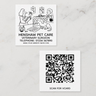 ベッツ動物プロモ気にーション スクエア名刺