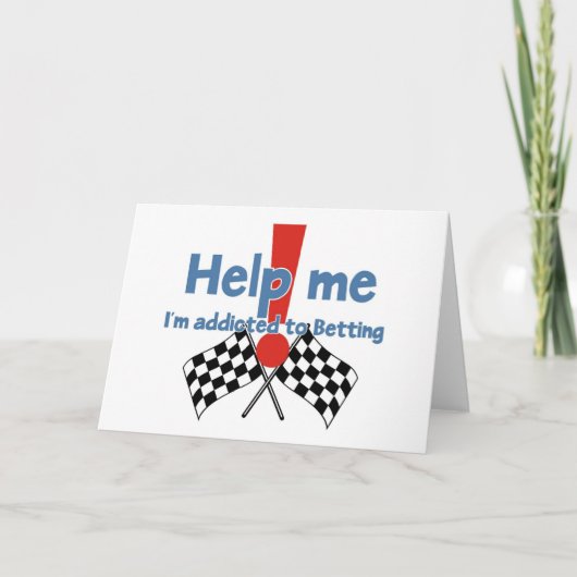 ベッティング中毒者からの挨拶 カード (正面)