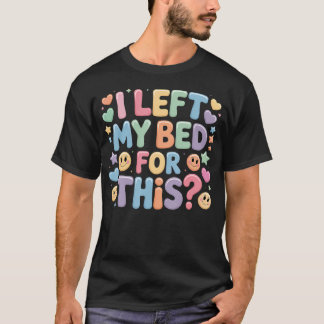 ベッドから出た甲斐なし!疲れた・しんどい系の面白画像 Tシャツ