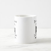 ベッドから抜け出して自慢して Funny Mug コーヒーマグカップ (中央)