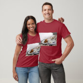 ベッドでコーヒーと朝食 Tシャツ (ユニセックス)