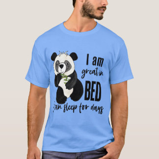 ベッドで最高です。何日も寝れます。面白い・だらしない Tシャツ
