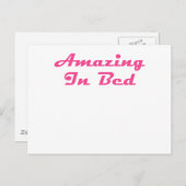 ベッドで素晴らしい ポストカード (正面/裏面)