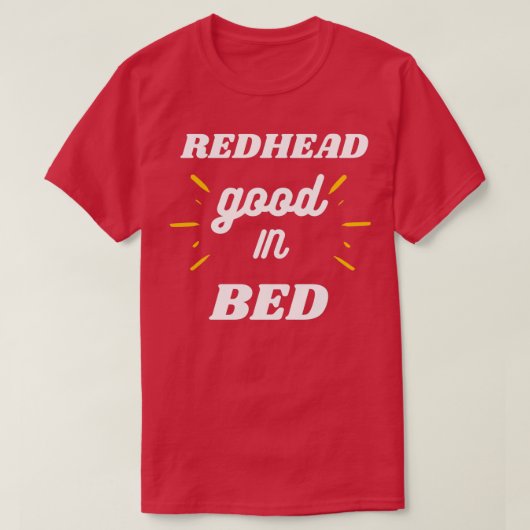 ベッドで良いReadhead Readhead用の面白いシャツギフト Tシャツ (デザイン正面)