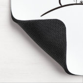 ベッドに入った猫マウスマット、ベッドに入ったかわいい猫 マウスパッド (コーナー)