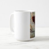 ベッドのツールーズLautrecキスのマグ コーヒーマグカップ (正面左)