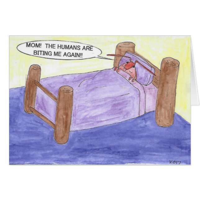 ベッドのトコジラミ (正面横)