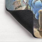 ベッドのブタ マウスパッド (コーナー)