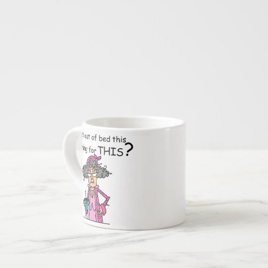 ベッドのユーモアから出ること エスプレッソカップ (正面左)