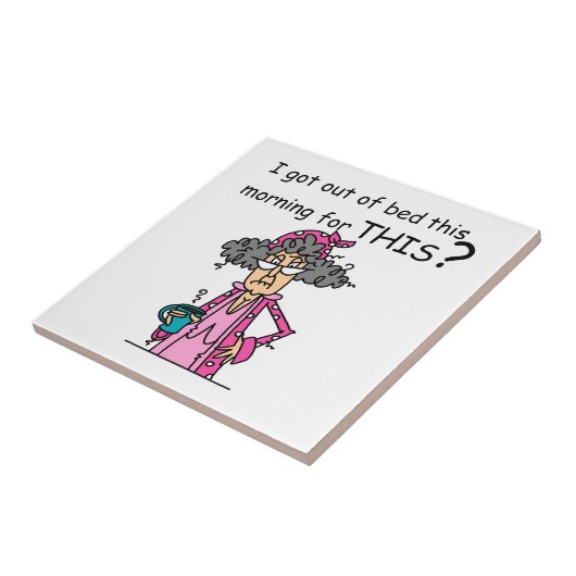 ベッドのユーモアから出ること タイル (側面)