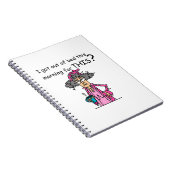 ベッドのユーモアから出ること ノートブック (右側)