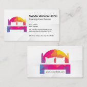 ベッドのロゴ 予約カード (正面/裏面)