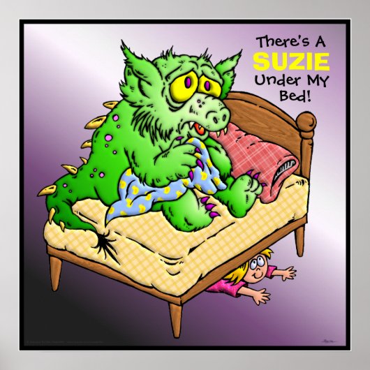 ベッドの下に子供がいる！ ポスター (正面)