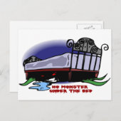 ベッドの下に怪物はいない ポストカード (正面/裏面)