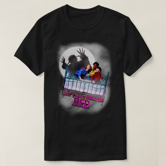 ベッドの下を見るな Tシャツ (デザイン正面)