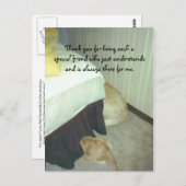 ベッドの下 ポストカード (正面/裏面)