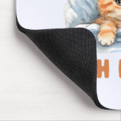 ベッドの予定がある – Cozy Orange Cat マウスパッド (コーナー)
