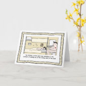 ベッドの反対側 カード (黄色い花)