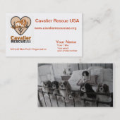 ベッドの名刺犬 名刺 (正面/裏面)