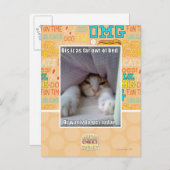 ベッドの奥まで… ポストカード (正面/裏面)