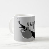 ベッドの怠惰でnamast'ay コーヒーマグカップ (正面左)