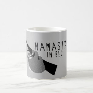 ベッドの怠惰でnamast'ay コーヒーマグカップ