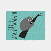 ベッドの怠惰でnamast'ay フリースブランケット (正面(横))