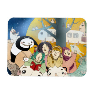 ベッドの時間物語2013年 マグネット