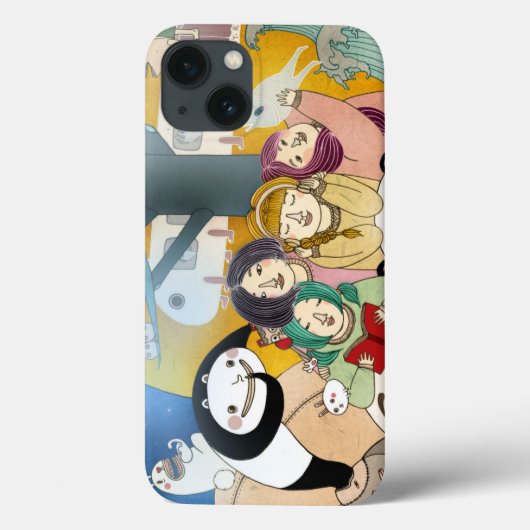 ベッドの時間物語2013年 Case-Mate iPhoneケース (裏面)