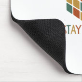 ベッドの状態を維持 | ロジックキューブレトロスタイルパズル マウスパッド (コーナー)