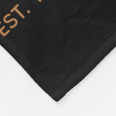 ベッドへようこそ私のベッドと激しくタイガースブラック フリースブランケット (角)