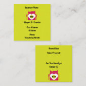 ベッドアンドブレックファーストギフトアンドプロモーションコーヒーマグN スクエア名刺 (正面/裏面)