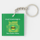 ベッドアンドブレックファーストギフトアンドプロモーション キーホルダー (裏面)