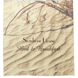 ベッドアンドブレックファーストサンドパーソナライズされたホスピタリティ シャワーカーテン