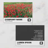 ベッドオブレッドチューリップ01 名刺 (正面/裏面)