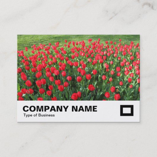 ベッドオブレッドチューリップ01 名刺 (正面)