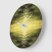 ベッドオブ爪、 ネイル ラージ壁時計 (傾斜)