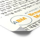 ベッドシェアリングと授乳ポスター（韓国語） ポスター (角)