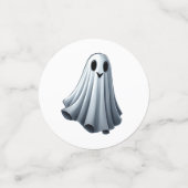 ベッドシート幽霊 コンフェッティ (スモール正面)