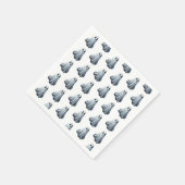 ベッドシート幽霊 スタンダードカクテルナプキン (角)