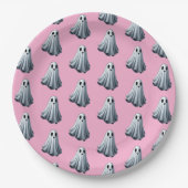 ベッドシート幽霊 ペーパープレート (正面)