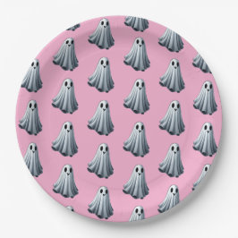 ベッドシート幽霊 ペーパープレート