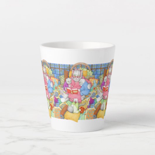 ベッドタイムストーリーテーパーマグ カフェラテマグ (正面)