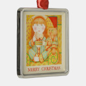 ベッドタイムスナックプレミアムオーナメント+文字/クリーム メタルオーナメント (右)